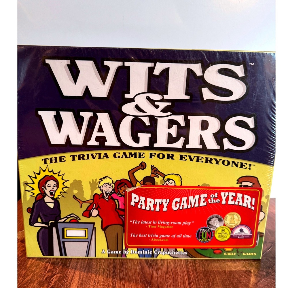 Wits and Wagers North Star Board Game 2007 New Sealed Party Game